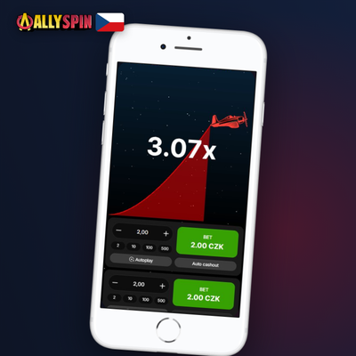 Ikona Auto-Bet pro automatické opakování sázky v Aviator Allyspin Casino