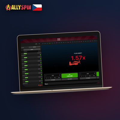Ikona funkce Dual Bet pro dvě nezávislé sázky v Aviator hře Allyspin Casino