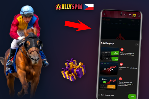 Mobilní obrazovka Aviator v Allyspin Casino s live chatem a zprávami hráčů v reálném čase