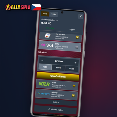Bankovní převod a Paysafecard jako spolehlivé metody vkladu v Allyspin Casino