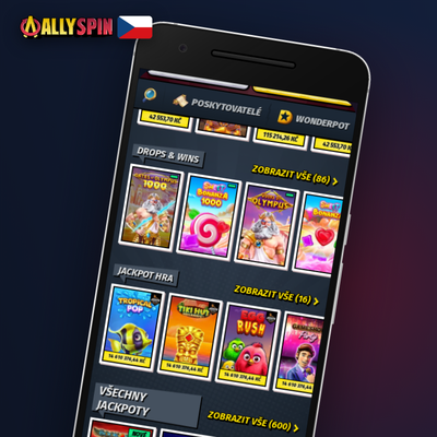 Allyspin Casino mobilní aplikace se sportovními sázkami a živými kurzy na fotbal