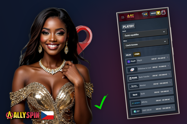 Průběh výběru výher v Allyspin Casino od žádosti přes pending review až po vyplacení
