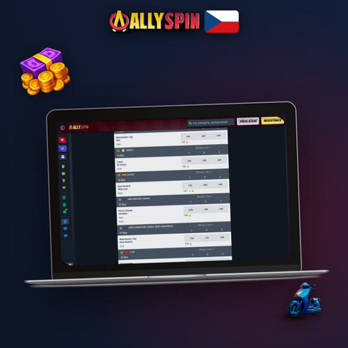 Allyspin Casino na počítači spuštěné přímo v prohlížeči bez instalace