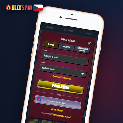Registrace e-mailem s potvrzením odkazu zajistí plnou kontrolu účtu v Allyspin Casino