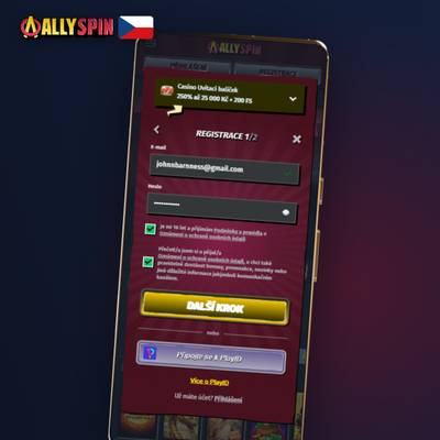 Registrace jedním kliknutím v Allyspin Casino – rychlé vytvoření účtu bez formuláře