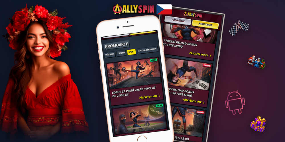 Registrační formulář Allyspin Casino se zadaným promo kódem ALLGIFT21 ve zvýrazněném poli